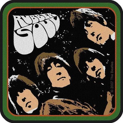 The Beatles Woven Iron Patches Rubber Soul Album Band Logo formato personalizzato