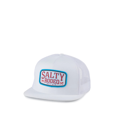 Bianco salato del rodeo del cappuccio di Snapback degli uomini dell'OEM con Logo Patch Designer Hats tessuto