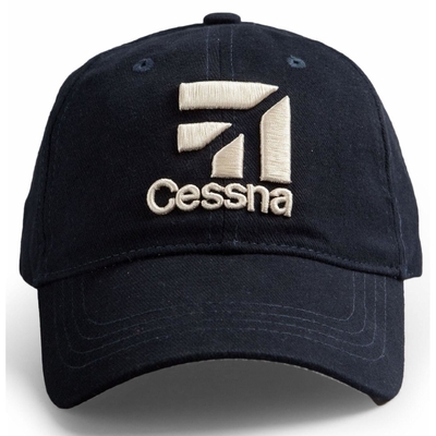 Cessna Baseball Stile Logo ricamato cappello con Sweatband di cotone prestazioni