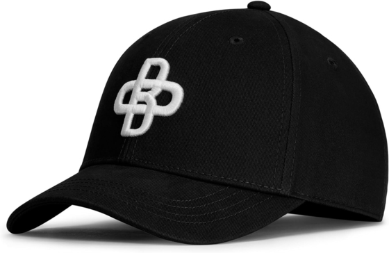 Tipo cappello da baseball con corona di alto profilo, cappello con logo ricamato