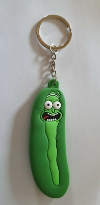 Supporto di gomma della catena dell'orologio del fumetto del PVC di Morty Keyring e di Rick