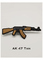 2D / il PVC di gomma su ordinazione 3D rattoppa il ferro del Kalashnikov di AK 47 sull'etichetta dell'abbigliamento