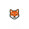 Piccolo ferro animale sveglio di Fox sulla toppa del distintivo ricamata confine di Merrow delle toppe