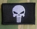 L'attuatore del Punisher della bandiera del cranio ha ricamato il ferro sulle toppe Front Biker Vest Mini Patch