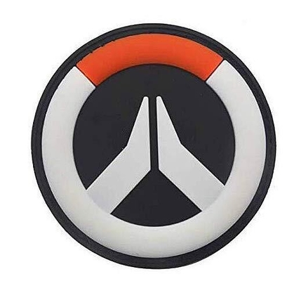 Toppa militare Overwatch Logo Heat Press del PVC di morale di tattiche del ciclo del gancio