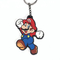 Il PMS durevole della catena chiave del fumetto della catena di chiave del PVC del Super Mario colora il logo su ordinazione