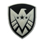 Marvel Avengers Shield Logo Military Tactical PVC Patch Abbigliamento Accessori Velcro Backing