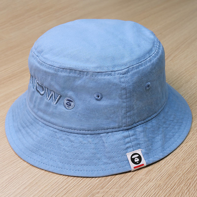 Tessuto di cotone in bianco normale di Bucket Hat Washed del pescatore del cotone estremamente durevole