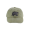 Cappello ricamato orso nero cappello da baseball a 5 pannelli cappello con logo ricamato con 6 occhiali