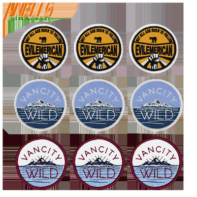 Patch di ricamo di ferro leggero per pantaloni