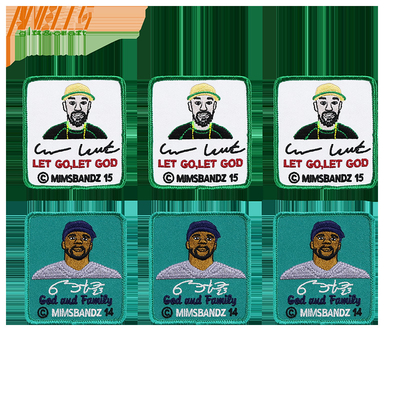Patch di ricamo per cappello da baseball OEM ODM