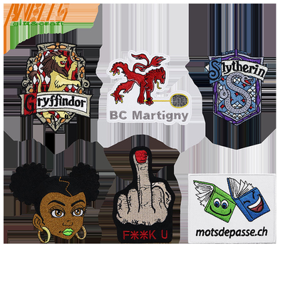 Patch di ricamo su ferro personalizzato per decorazioni e marchi di abbigliamento