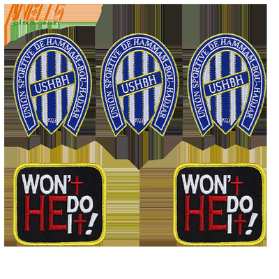 Patch di ricamo su ferro personalizzato per decorazioni e marchi di abbigliamento