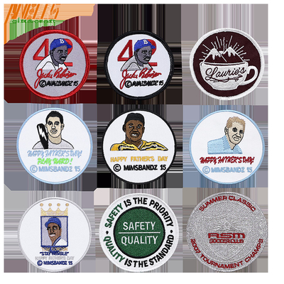 Patch di ricamo su ferro personalizzato per decorazioni e marchi di abbigliamento