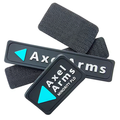 Patch in PVC impermeabile eco-compatibile Patch personalizzato di abbigliamento Logo morale 4mm