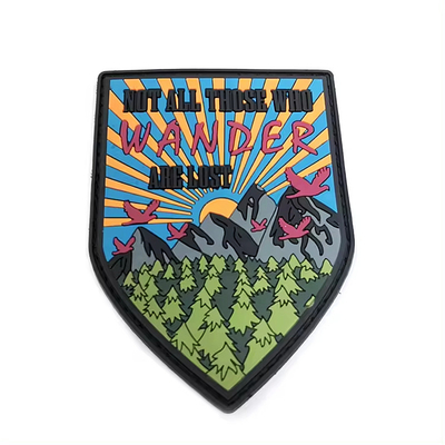 Patch di PVC impermeabile personalizzato con design eco-friendly