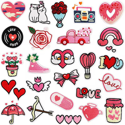 Abbigliamento negozio patch ricamo personalizzato abbigliamento cartoni animati ferro-su ricamo patch per abbigliamento patch