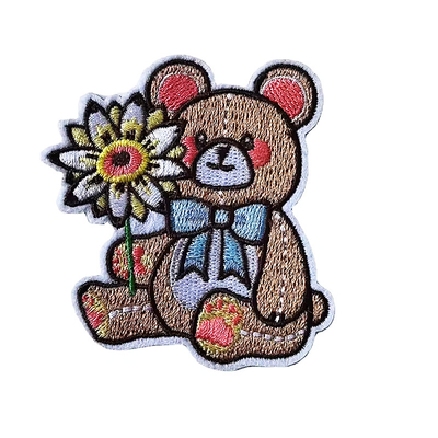 Indumenti con patch ricamati con tessuto personalizzato