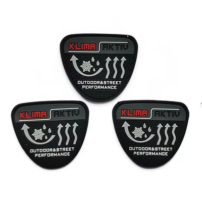Logo personalizzato 3D PVC Patch Abbigliamento Abbigliamento in rilievo creare un design Patch di silicone Cappelli militari