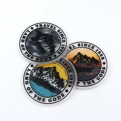 Logo personalizzato 3D PVC Patch Abbigliamento Abbigliamento in rilievo creare un design Patch di silicone Cappelli militari