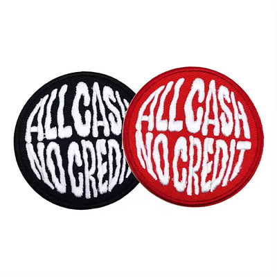 Patch per lettere ricamate su misura Ferro su Patch per ricami per abbigliamento
