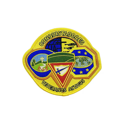 Sacchetto di plastica trasparente ricamo personalizzato Patch ferro per l' imballaggio