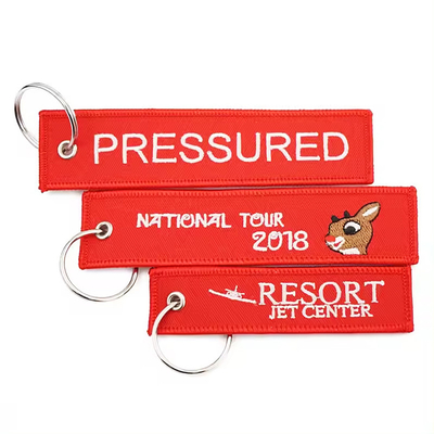 130*30mm Red Keychain Logo Design personalizzabile per il logo B2B