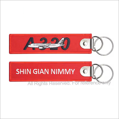 Materiale e ricami Twill Pilot Tag chiave parola chiave Digital Price Tags