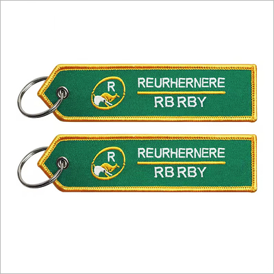 Materiale e ricami Twill Pilot Tag chiave parola chiave Digital Price Tags