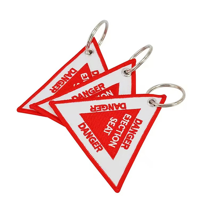 OEM/ODM Acceptabile Portachiavi in tessuto ricamato Anime Key Jet Tag per auto moto
