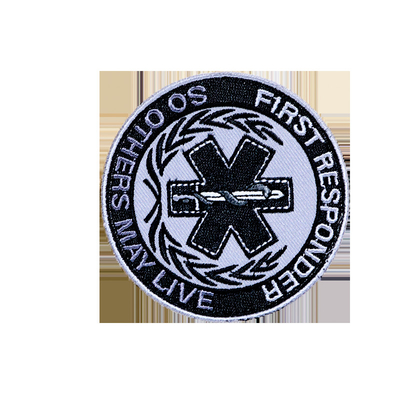 Ferro su abbigliamento Patch personalizzati Etichetta ricamo in rilievo Patch