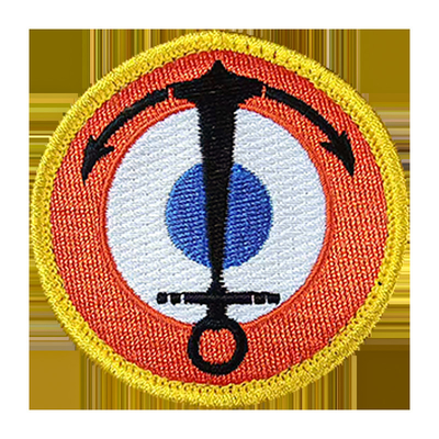 Patch di logo in tessuto ricamato con attacco di gancio per cappelli e abbigliamento personalizzati