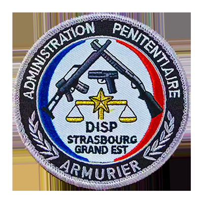 Patch di logo in tessuto ricamato con attacco di gancio per cappelli e abbigliamento personalizzati