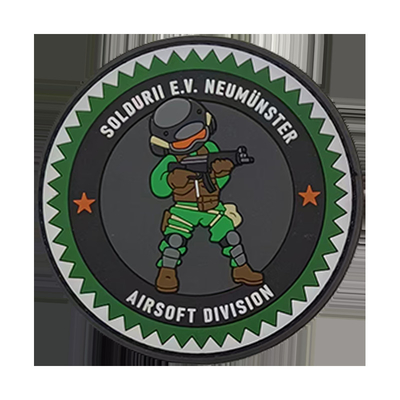 Logo personalizzato Ferro su abbigliamento Patch in PVC Durable e perfetto per abbigliamento professionale