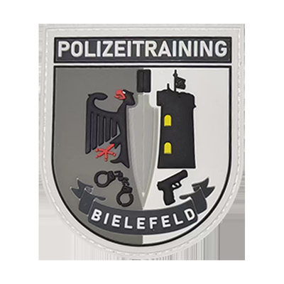 Logo personalizzato Ferro su abbigliamento Patch PVC Patch di abbigliamento durevole
