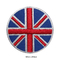 La bandiera nazionale BRITANNICA intorno al ferro ricamato della toppa sopra cuce sul distintivo per i vestiti