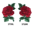 Colore su ordinazione rosso di Rose Flower Embroidery Sew Patch Pantone per i vestiti