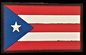 GUARNIZIONE SOI Ranger Sew On Backing ricondizionato del tiratore franco della toppa del PVC della bandiera di Puerto Rico PR