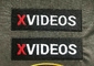 Ferro sugli sport divertenti ricamati dei VIDEO XVIDEOS di Logo Patches Twill Felt X