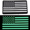 Il gancio di gomma tattico della toppa del PVC e la bandiera U.S.A. degli Stati Uniti delle toppe del morale del ciclo emettono luce nello scuro