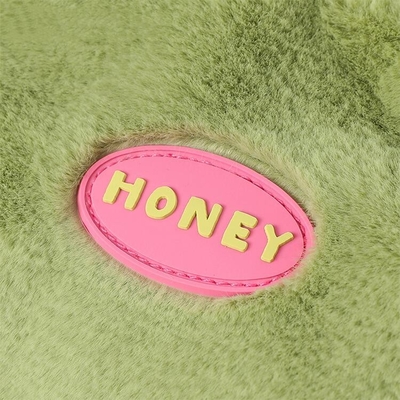 Toppa piana Honey Logo For Clothes Hats del PVC di 3M Glue Rubber Morale