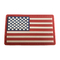 Toppe militari di gomma 3D dell'esercito americano delle toppe del PVC di Logo Soft della bandiera su ordinazione per le uniformi