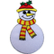 Pupazzo di neve di Natale Toppa ricamata personalizzata Iron / Sew On Decoration XMAS Applique Badge