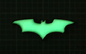 Su ordinazione il colore di gomma di Pantone di qualità di morale delle toppe del PVC di Batman GID di notte scura