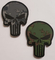 Verde di gomma posteriore/Gray Digital Camo Pattern del cranio del Punisher della toppa del PVC del gancio