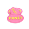 Toppa piana Honey Logo For Clothes Hats del PVC di 3M Glue Rubber Morale
