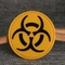 il PVC di gomma 3D rattoppa le tattiche d'avvertimento di radiazione nucleare di rischio biologico