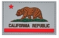 PVC molle amichevole della toppa 3D Eco del PVC di morale colorato bandiera della Repubblica di California