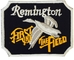 Toppa del ricamo di Remington Fire Arms Iron On per i vestiti 9x6cm
